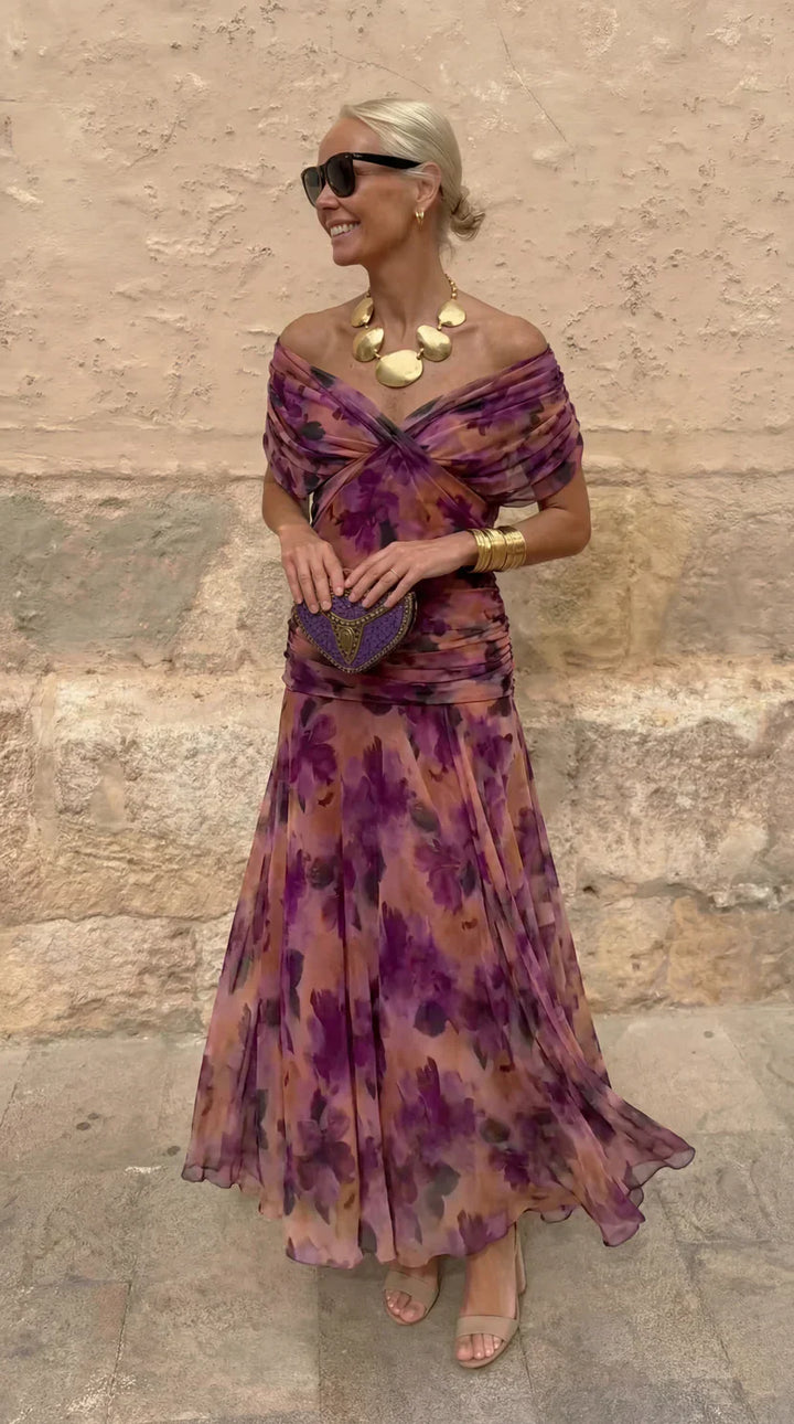 Hendrika | Coral Evening Gown