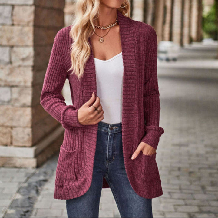 LUCILLE™ - Cardigan léger et douillet à manches longues et devant ouvert