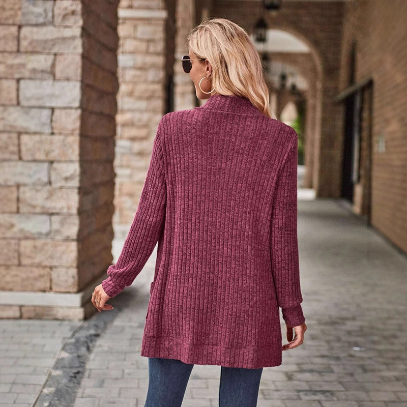 LUCILLE™ - Cardigan léger et douillet à manches longues et devant ouvert