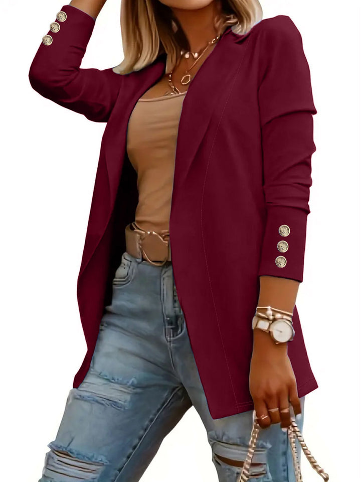 ODIN™ - Blazer long décontracté à devant ouvert