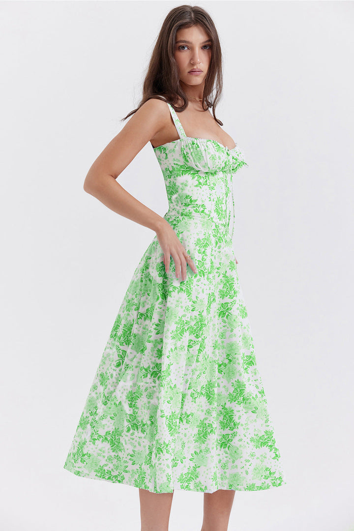 ELENA™ – Robe Corset Chic Coupe Paysanne