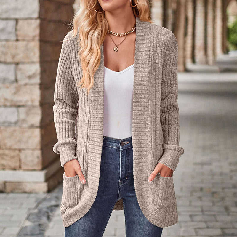 LUCILLE™ - Cardigan léger et douillet à manches longues et devant ouvert