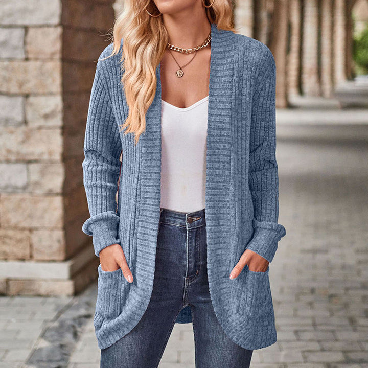 LUCILLE™ - Cardigan léger et douillet à manches longues et devant ouvert