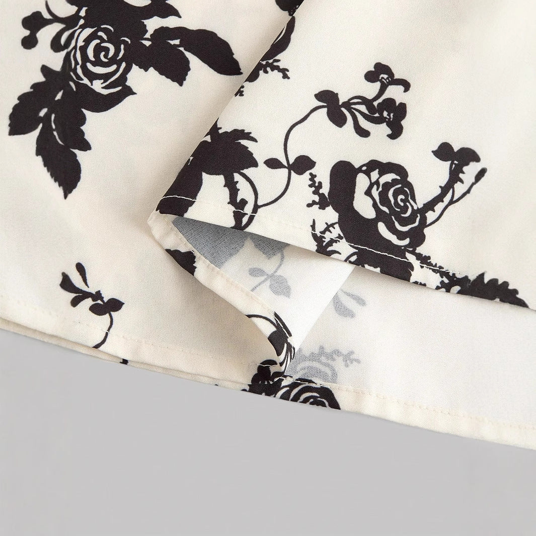 DAHLIANA™ - Robe d'été élégante à nouer sur les épaules