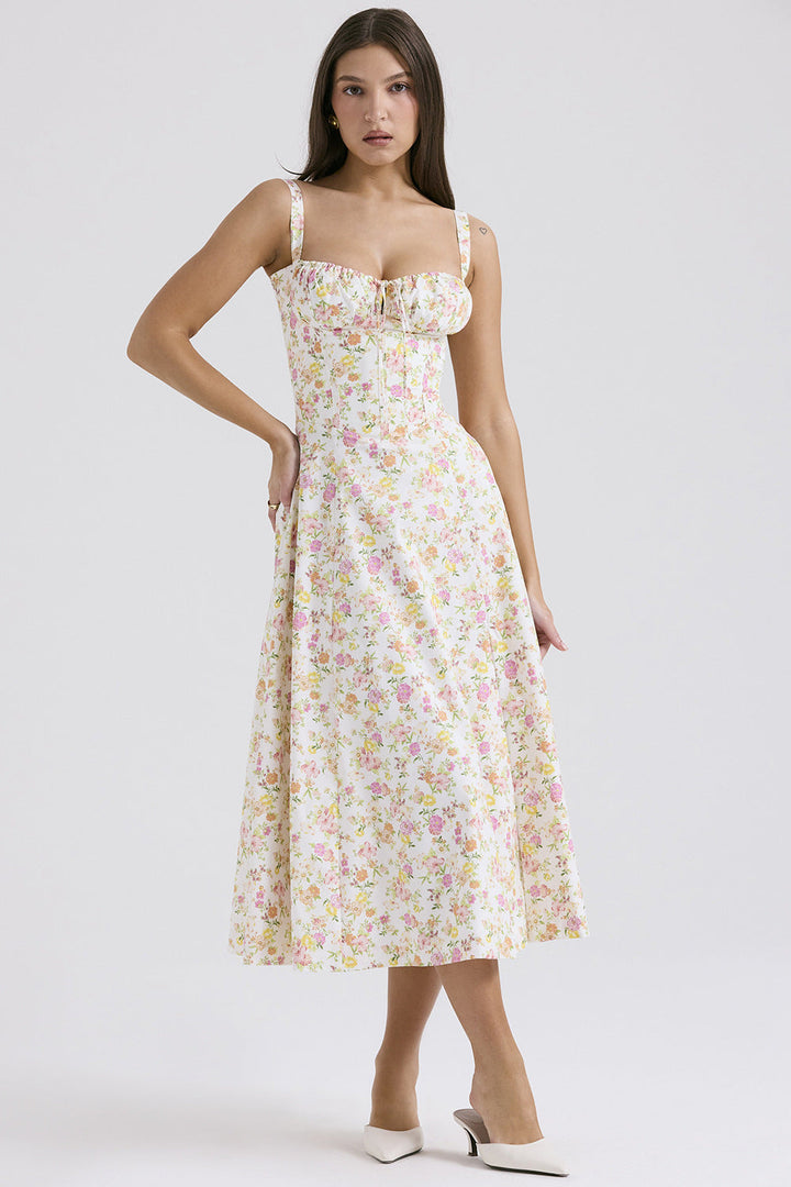 ELENA™ – Robe Corset Chic Coupe Paysanne
