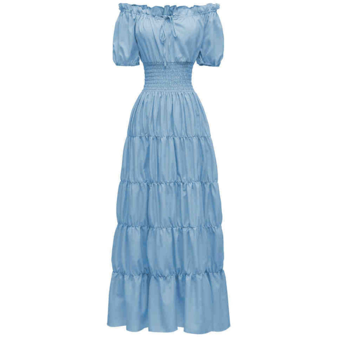 AIZA™ – Robe longue maxi-corset classique rétro