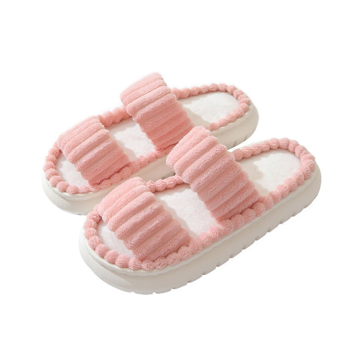 SIRA™ – Chaussons ouverts et douillets en peluche