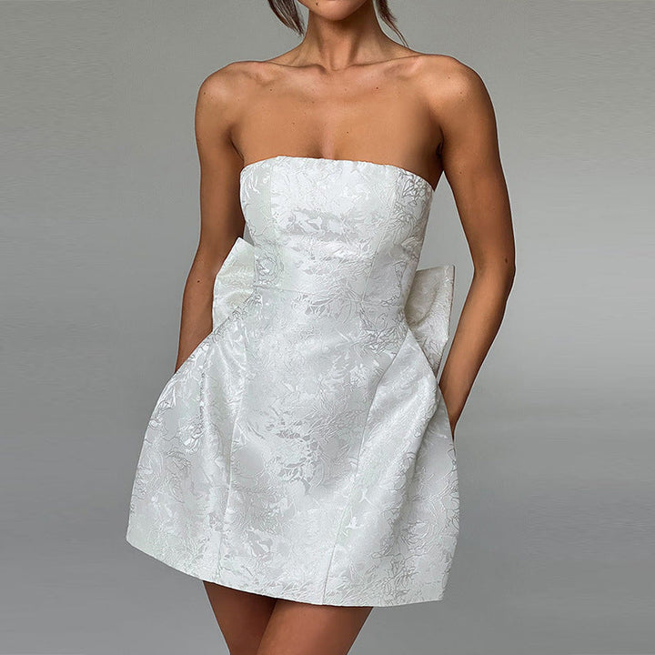 CAROLINE™ - Robe bustier trapèze élégante pour l'été et les rendez-vous