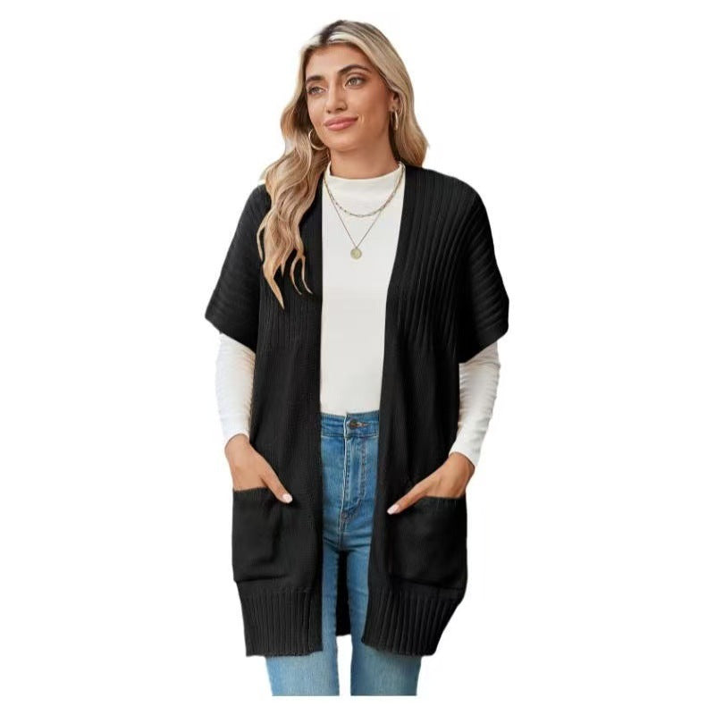 CASSAVA™ - Gilet léger en maille ouvert sur le devant
