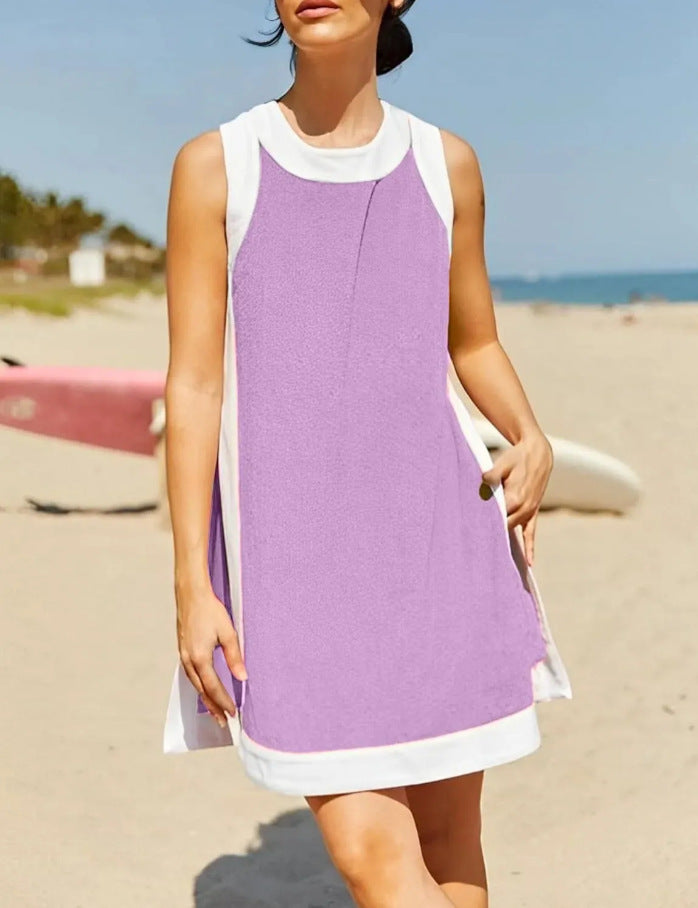 QUEENEE™ – Ensemble de détente chic sans manches avec pull et short