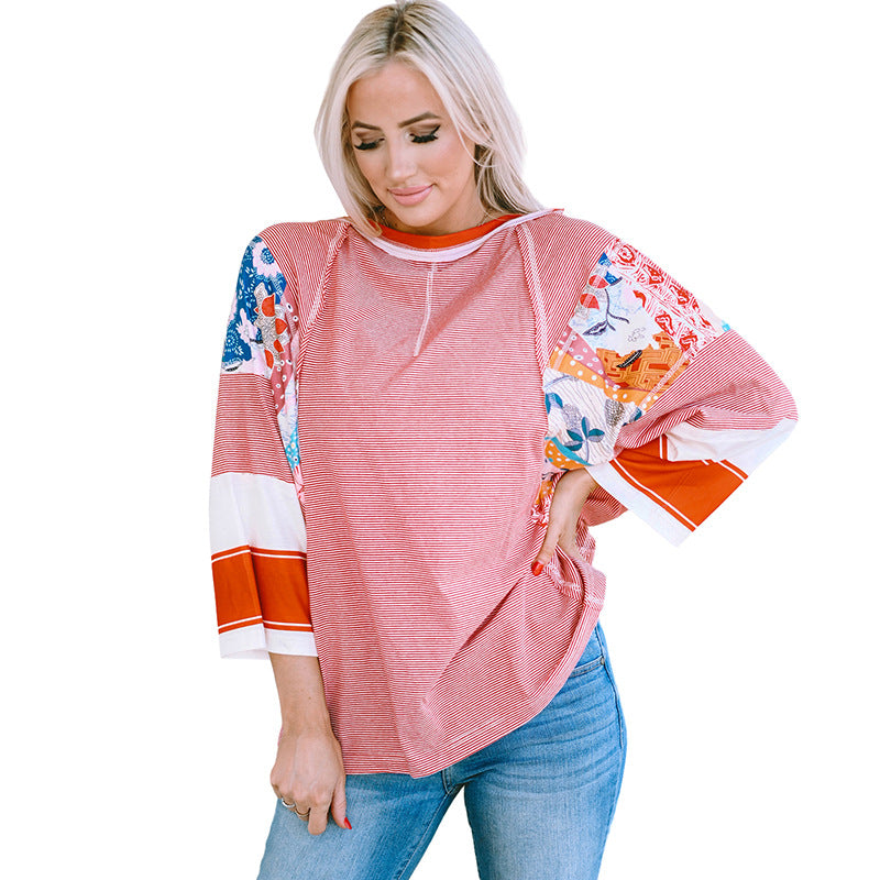 BAILEY™ – Haut chauve-souris léger en patchwork