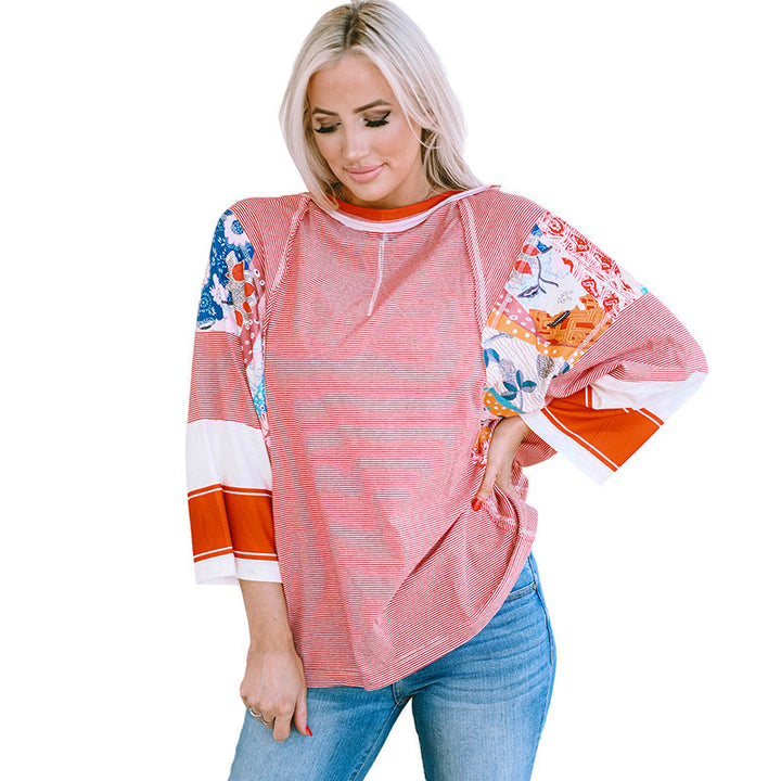 BAILEY™ – Haut chauve-souris léger en patchwork