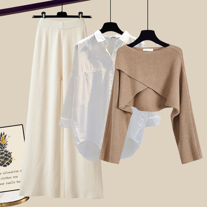 ISOBEL™ | Ensemble tricoté élégant trois pièces
