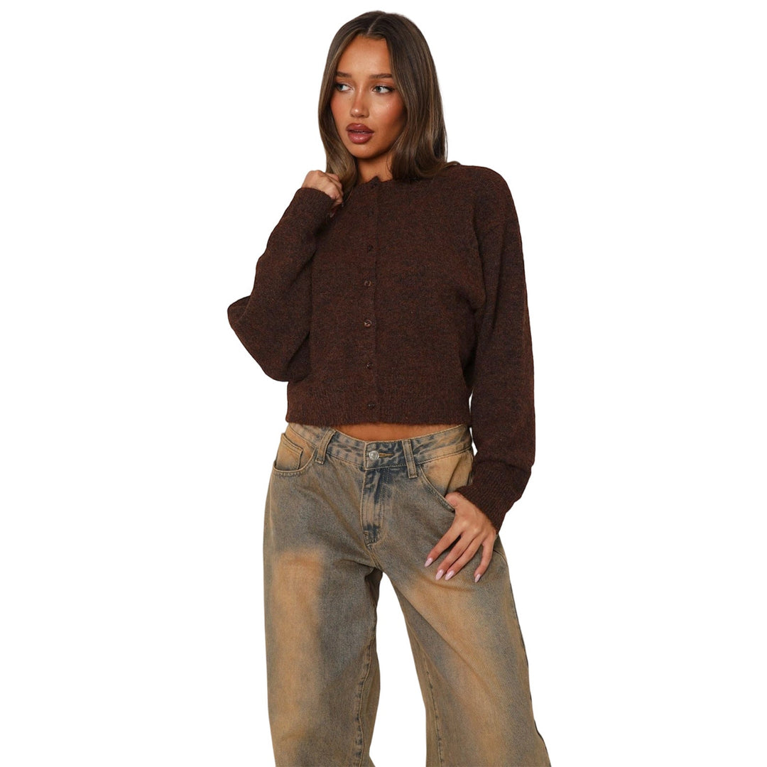 SHASA™ - Gilet court décontracté à manches longues