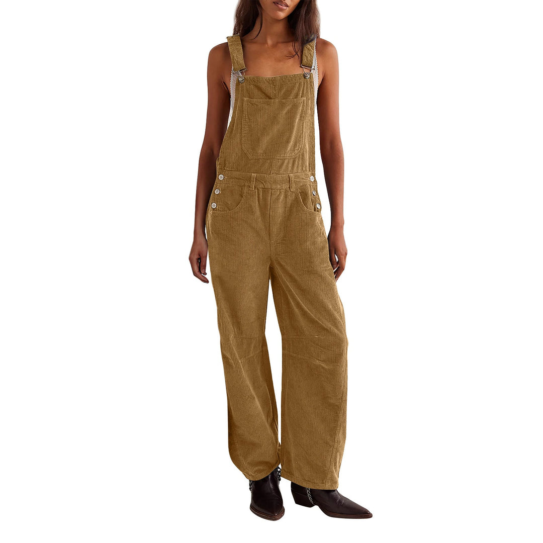 PANIZ™ - Salopette vintage à jambes larges et réglables