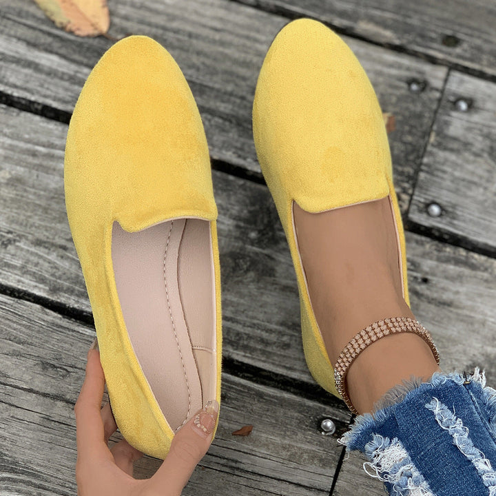 TARA™ - Ballerines plates unies à bout pointu