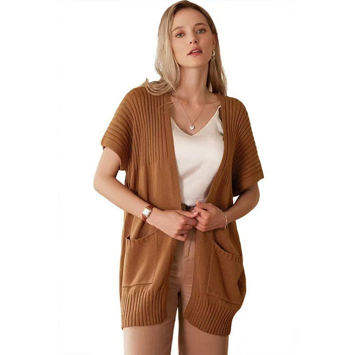 CASSAVA™ - Gilet léger en maille ouvert sur le devant