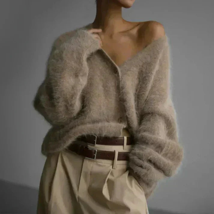ADELE™ - Cardigan en Mohair Doux