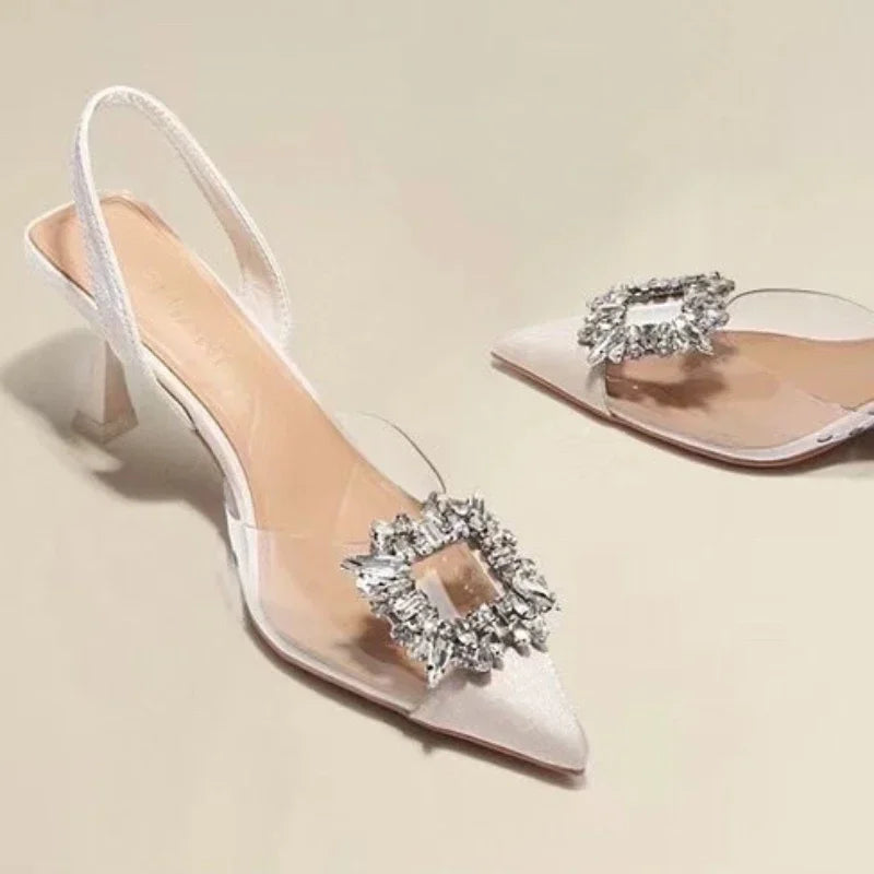 ROCHELLE™ – Escarpins Pointus Scintillants Sophistiqués