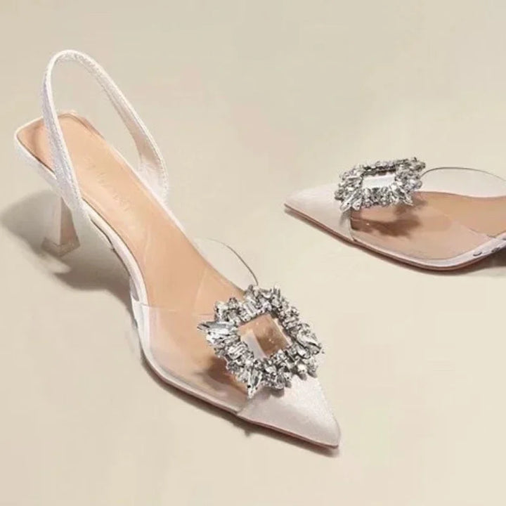 ROCHELLE™ – Escarpins Pointus Scintillants Sophistiqués