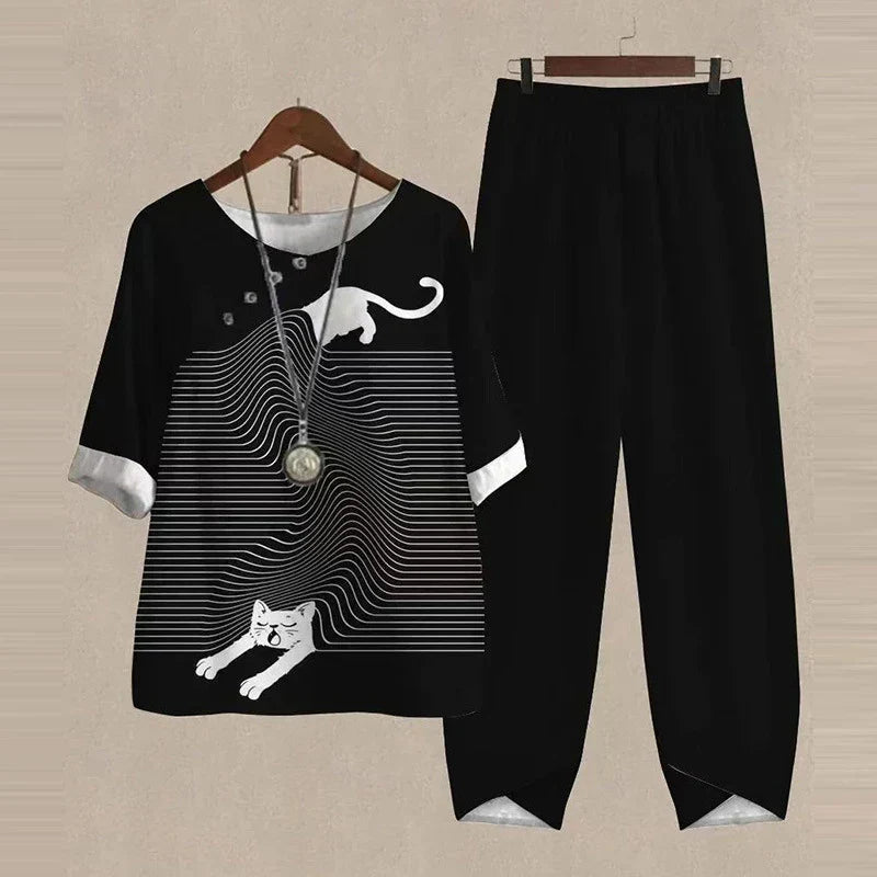 Patriarca | Ensemble haut et pantalon coupe ample