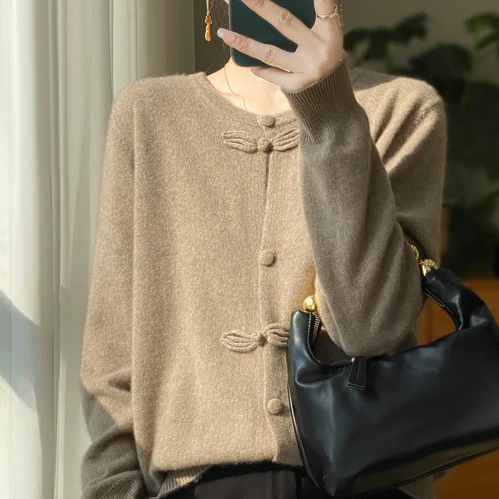 BELLA™ - Cardigan chic à nœud