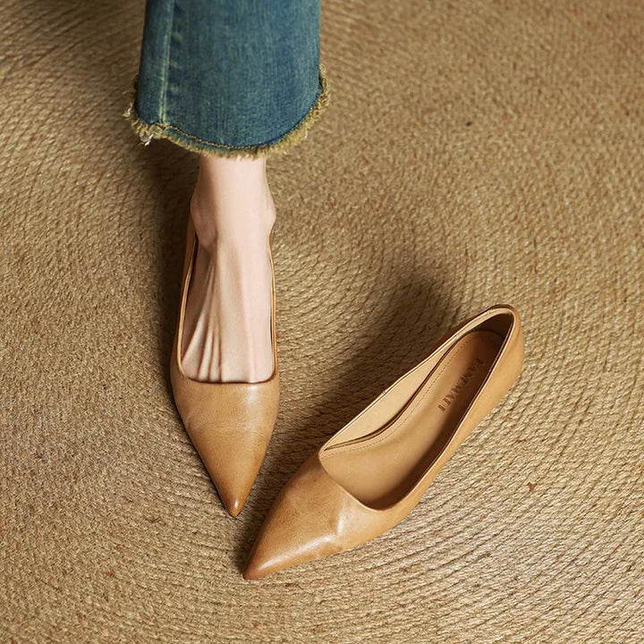 Chaussures à talons Anok en cuir véritable