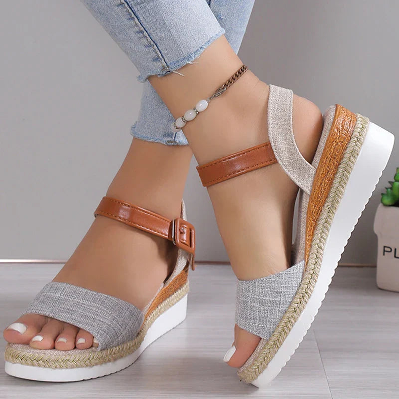 CHARLENE™ – Sandales compensées décontractées