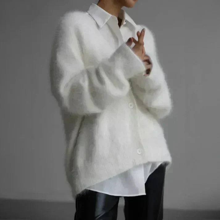 ADELE™ - Cardigan en Mohair Doux