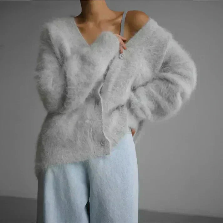 ADELE™ - Cardigan en Mohair Doux