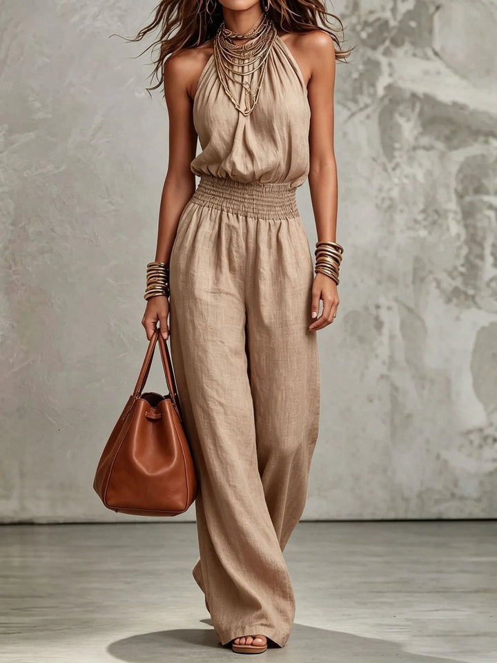 Aveline | Elegant Halter Jumpsuit