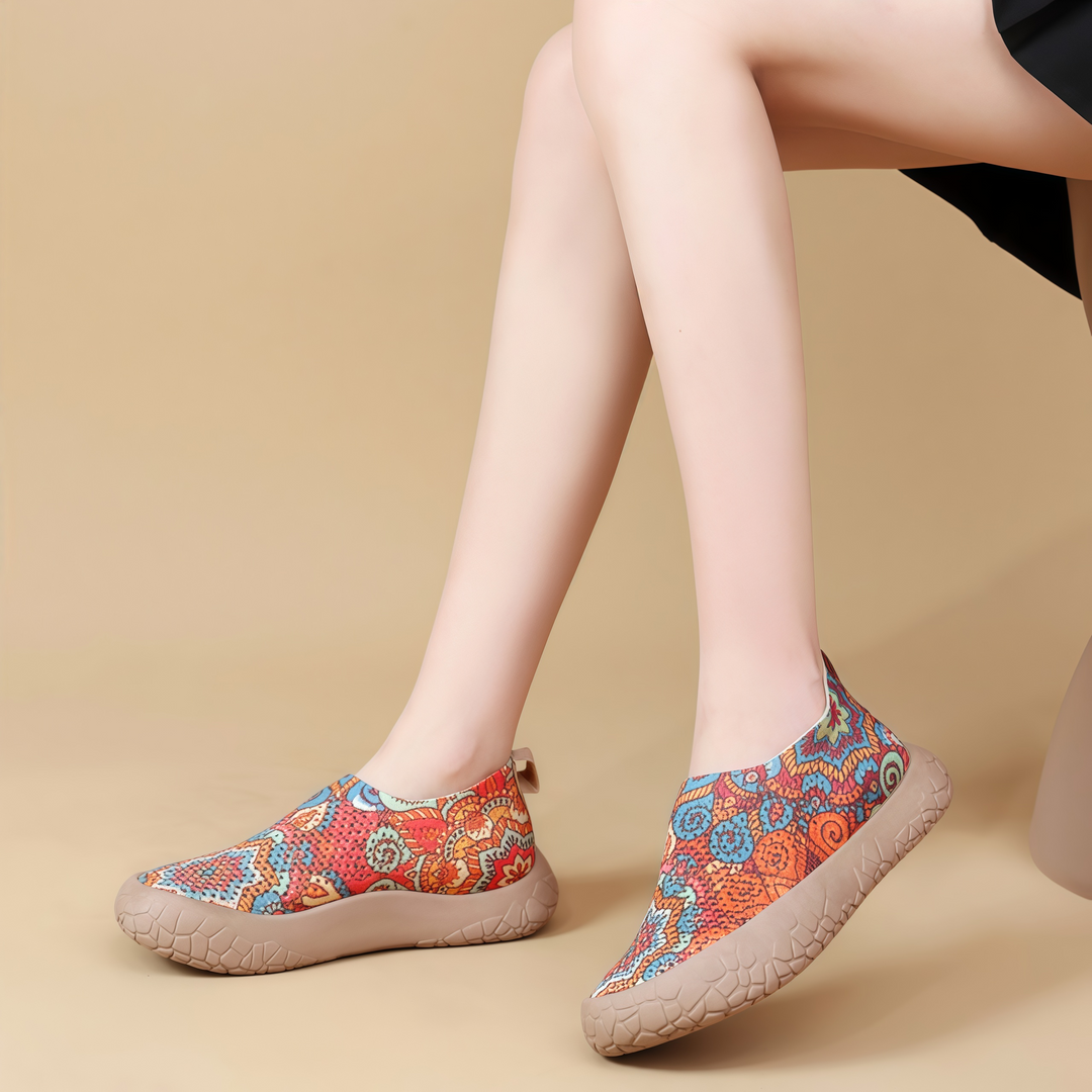 Joanne | Floral Comfort Slip-On Shoes