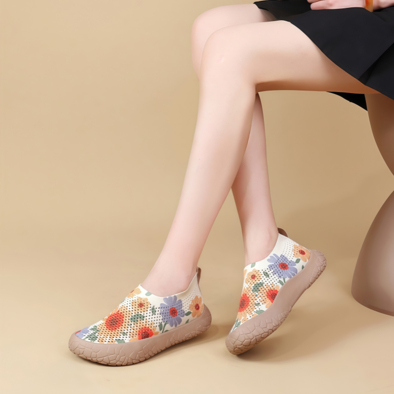 Joanne | Floral Comfort Slip-On Shoes