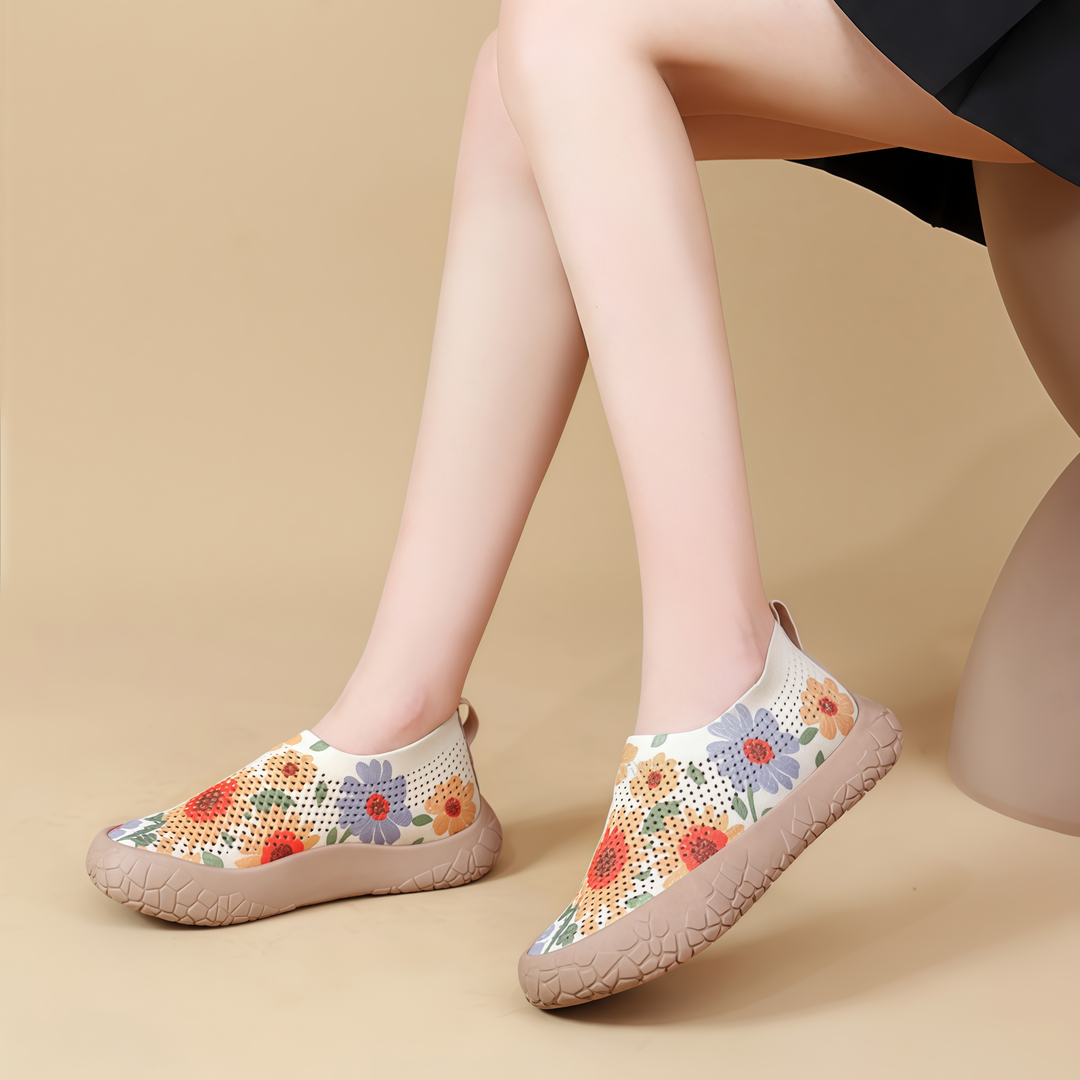 Joanne | Floral Comfort Slip-On Shoes
