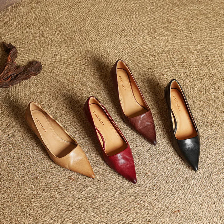 Chaussures à talons Anok en cuir véritable
