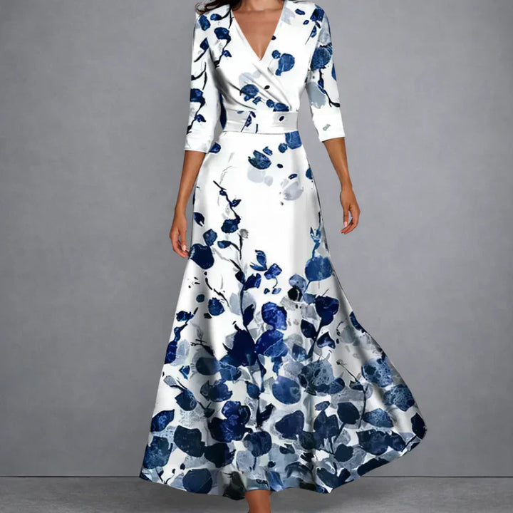 Carol | Elegant Floral Maxi Dress