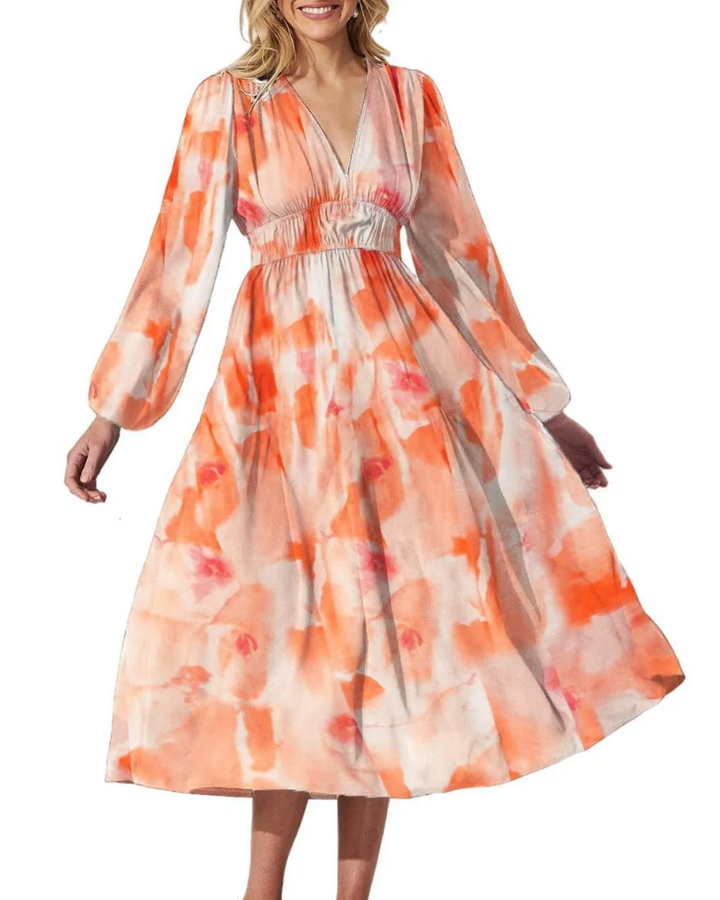Celine | Floral Pattern Women's Dress