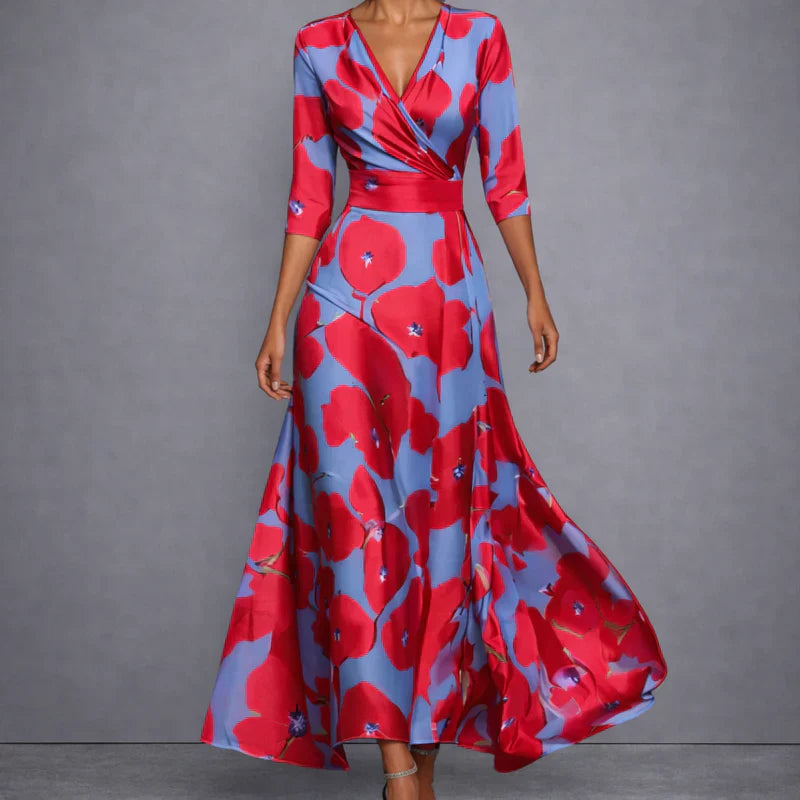Carol | Elegant Floral Maxi Dress