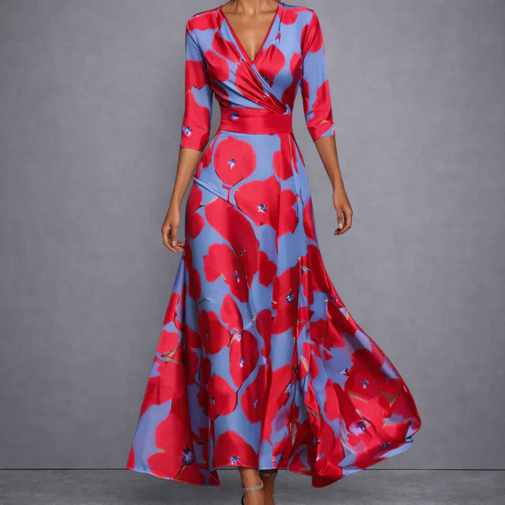 Carol | Elegant Floral Maxi Dress