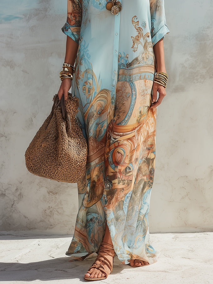 SYLWIA | Elegant Maxi Dress