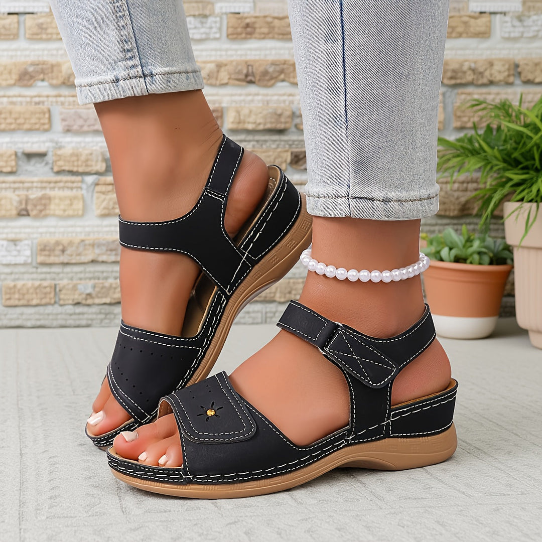 Liana - Breezy Summer Sandal with Velcro Fastening