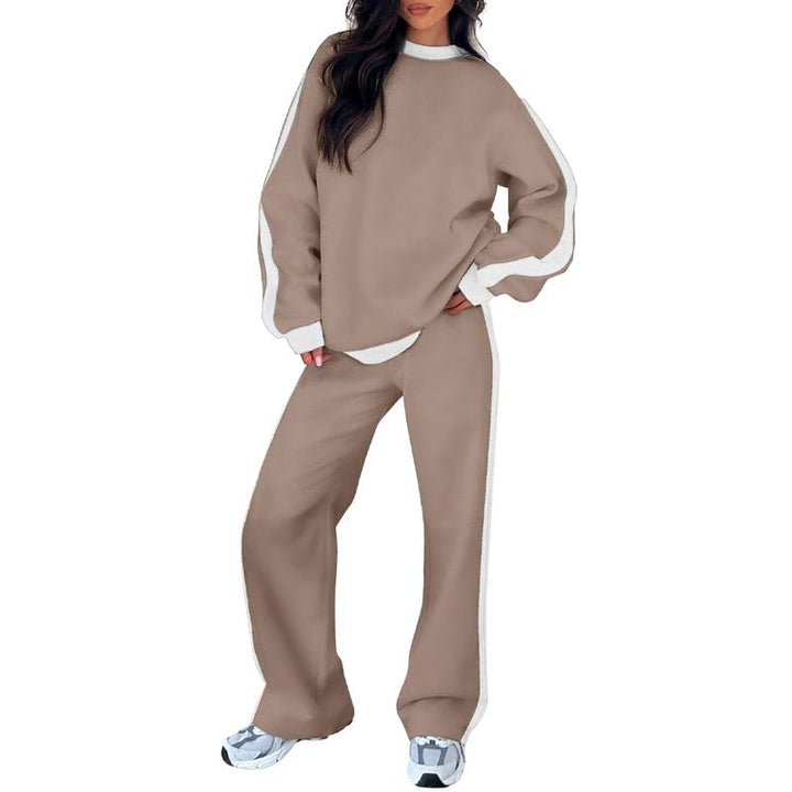 SANDI™ - Ensemble de détente 2 pièces confortable, Sweat-shirt et pantalon droit