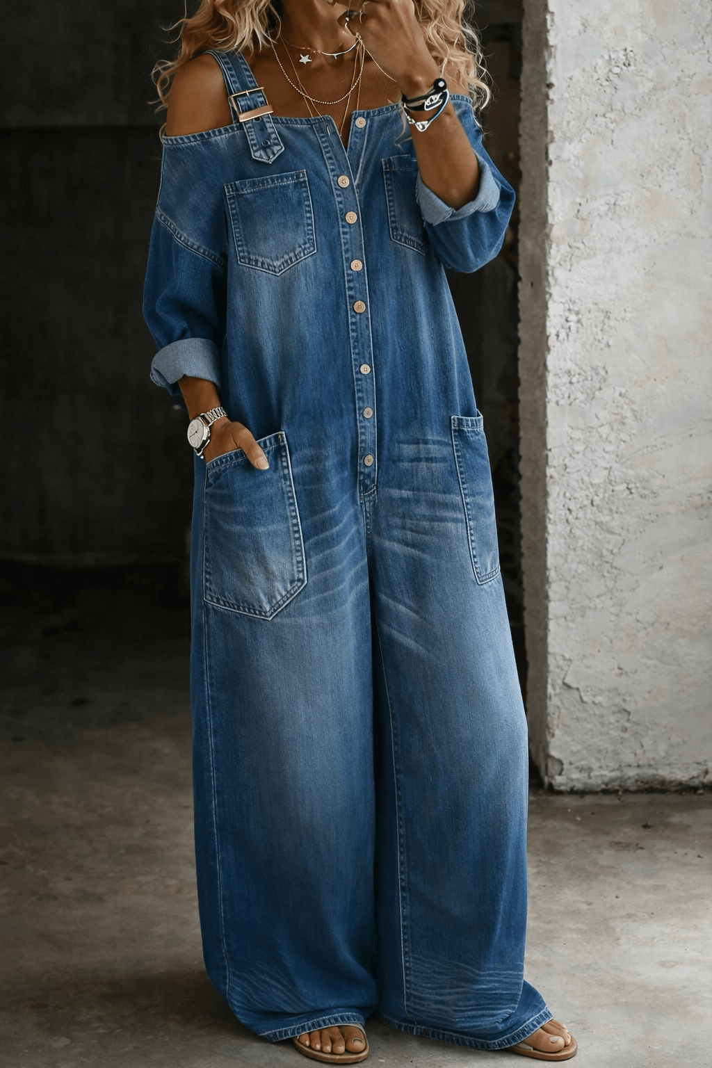 Aurélia | Combinaison en jean
