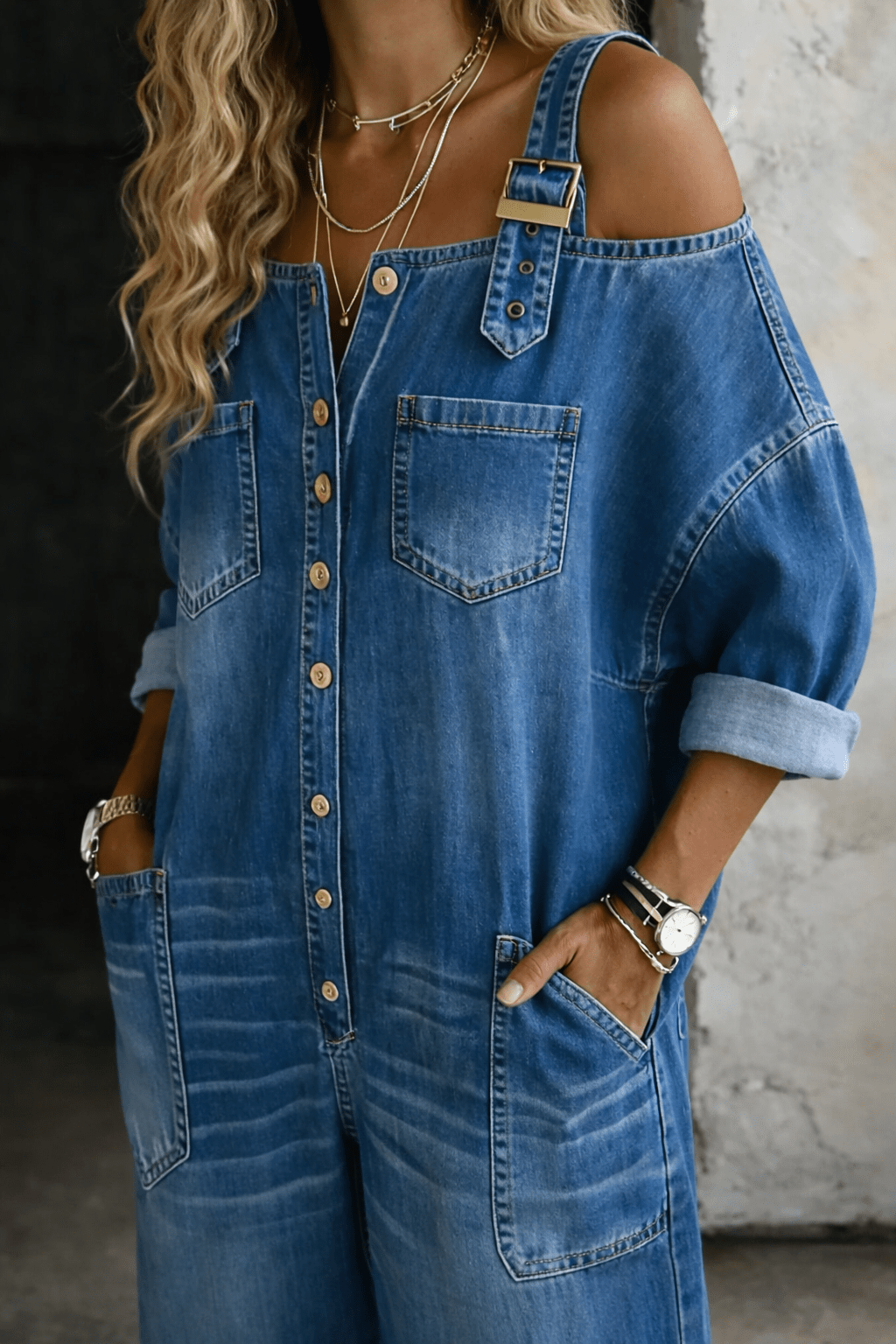Aurélia | Combinaison en jean
