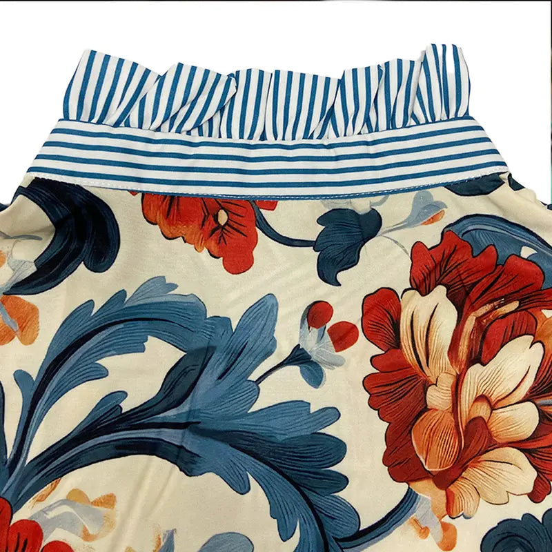 SERENITY™ - Blouse Imprimée Florale Vintage Élégante