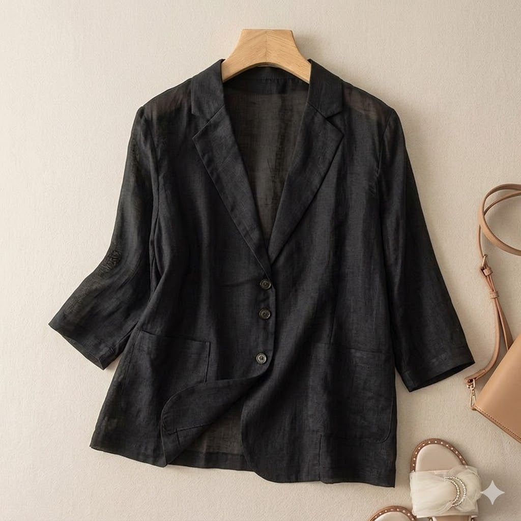 Evelyn | Blouse boutonnée décontractée