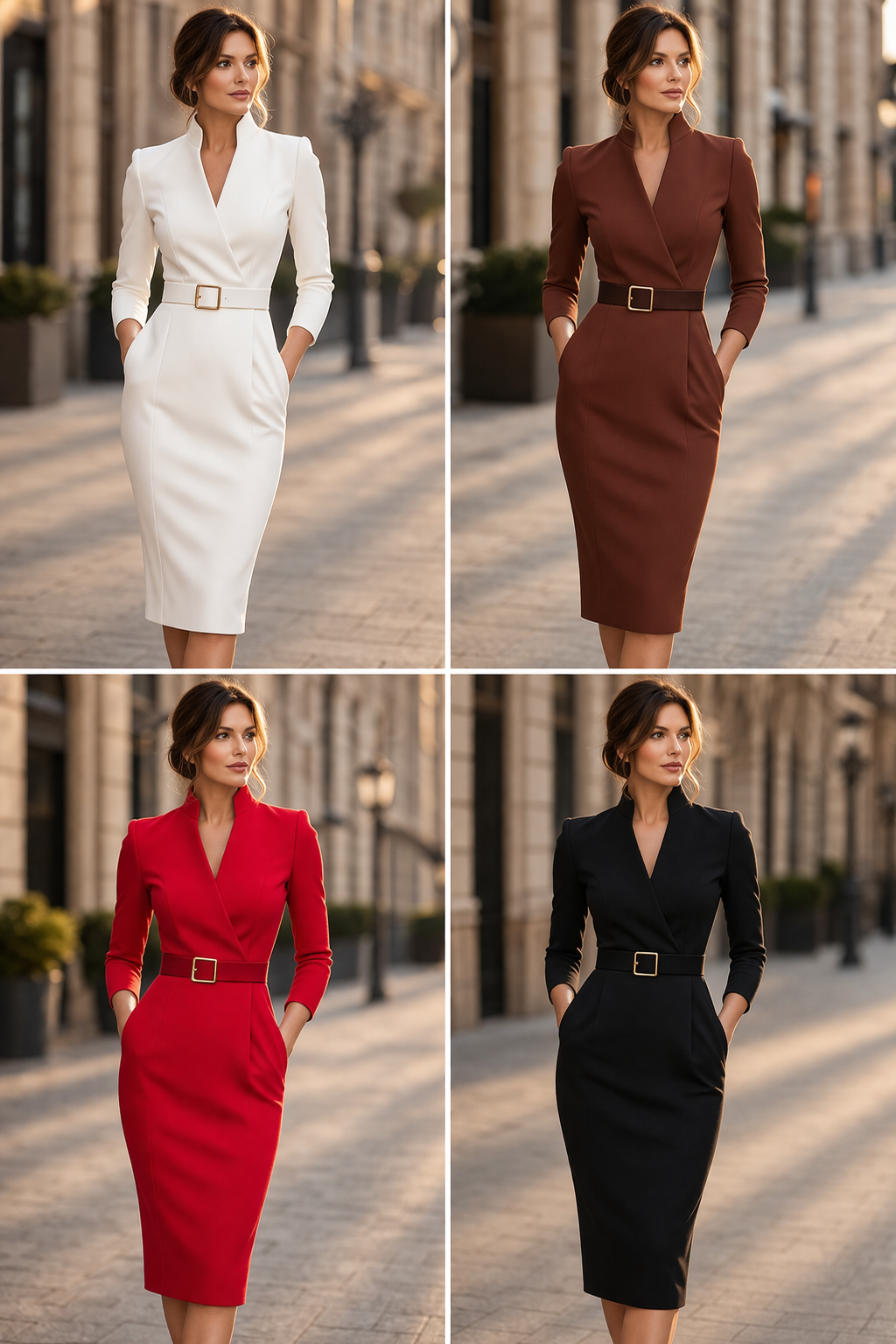 TIVARA | Elegant Midi Dress
