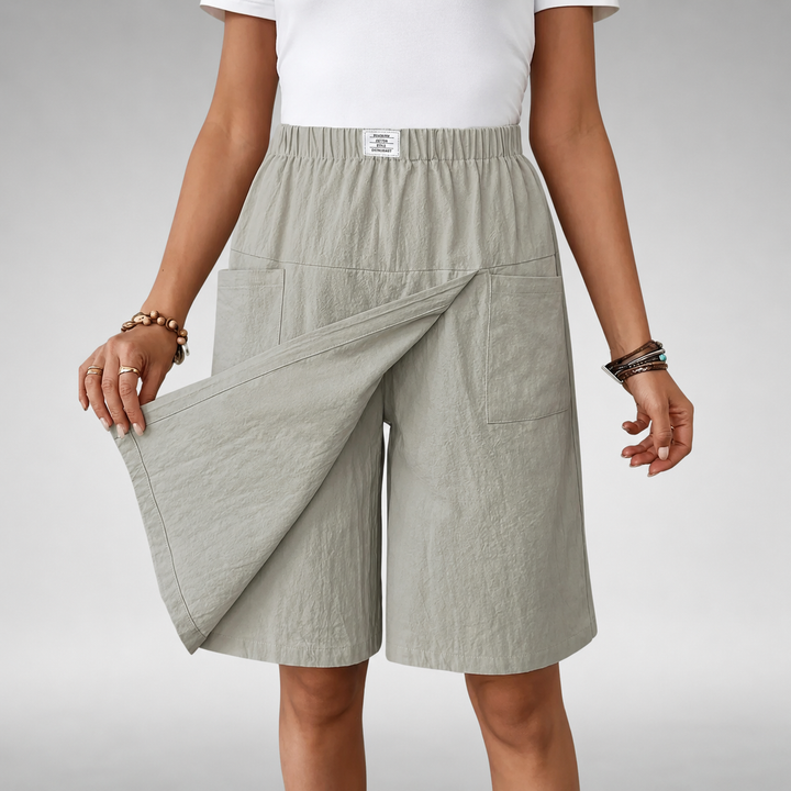 Sylvie | Relaxed Wide-Leg Shorts