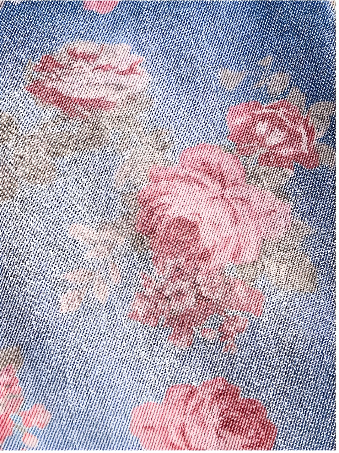 Rosalie | Salopette en jean fleuri