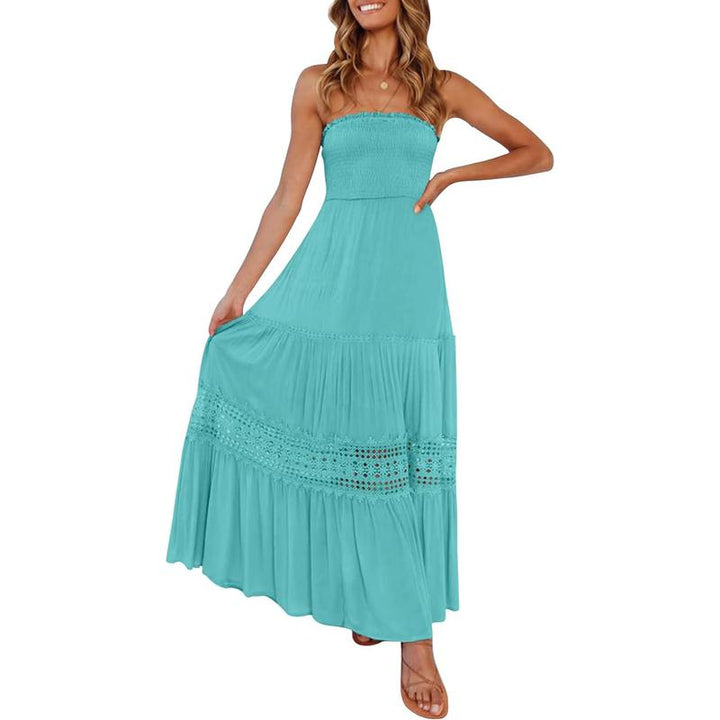 ARIETTA™ – Robe longue d'été simple et confortable sans manches